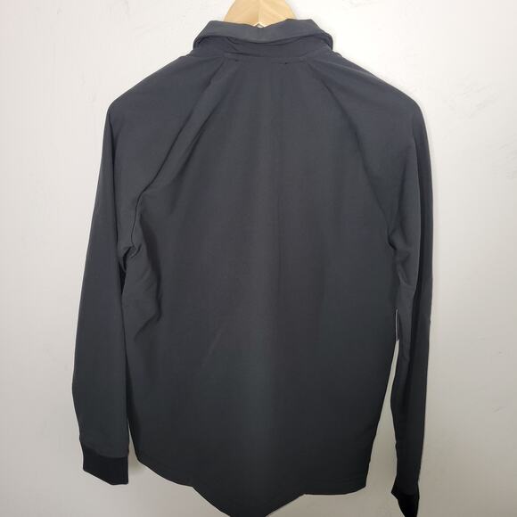 Nike Jacket Womens Size Medium Midweight Sideline Black Magnetic Pockets - Picture 8 of 12